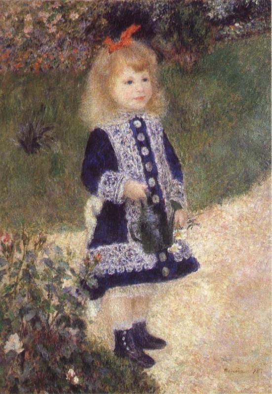 Pierre-Auguste Renoir Girl with trida oil painting image